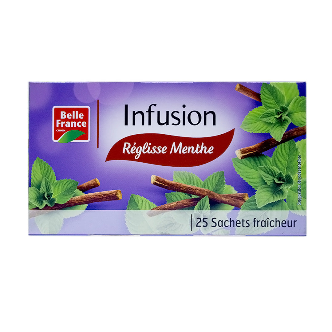Belle France Licorice Mint Infusion Tea 25pcs 40g